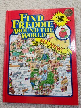 Find Freddie Around The World Anthony Tallarico Kidsbooks Hardcover Picture Book